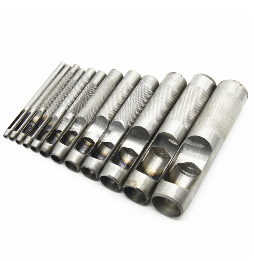 3Pcs/set Handmade Metal Eyelets Press Tool, Grommet Eyelet Setting, Carbon Steel Punch, 3-20mm, High Quality,