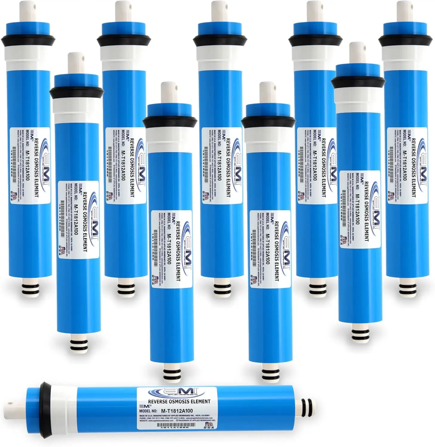 100 GPD Reverse Osmosis Membrane | RO Membrane Water Filter Replacement for Reverse Osmosis Water Filtration System