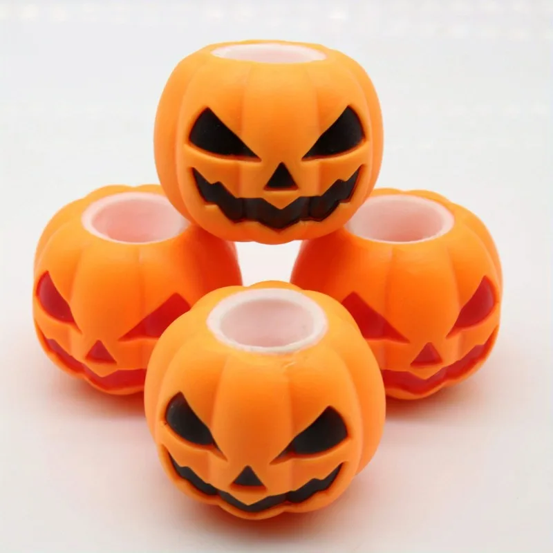 Halloween Pumpkin Stress Balls Fidget Toys Squishy Squeeze Ball Toys for Kids Boys Girls Stress Relief Halloween Party Gifts