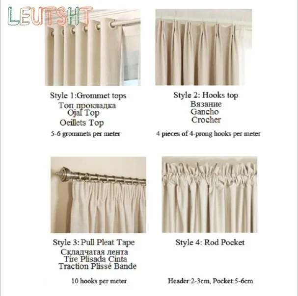 2024 New European Style Simple Gold Thread Embroidered Curtains for Living Room Bedroom Study Blackout Curtain Customization