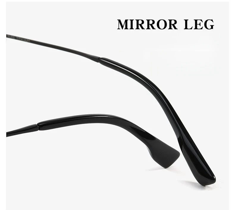 Yimaruili ultraleichte Business-Mode Myopie Brillen Retro Quadrat reines Titan optische Brille Rahmen Männer 205ct – Detail 9