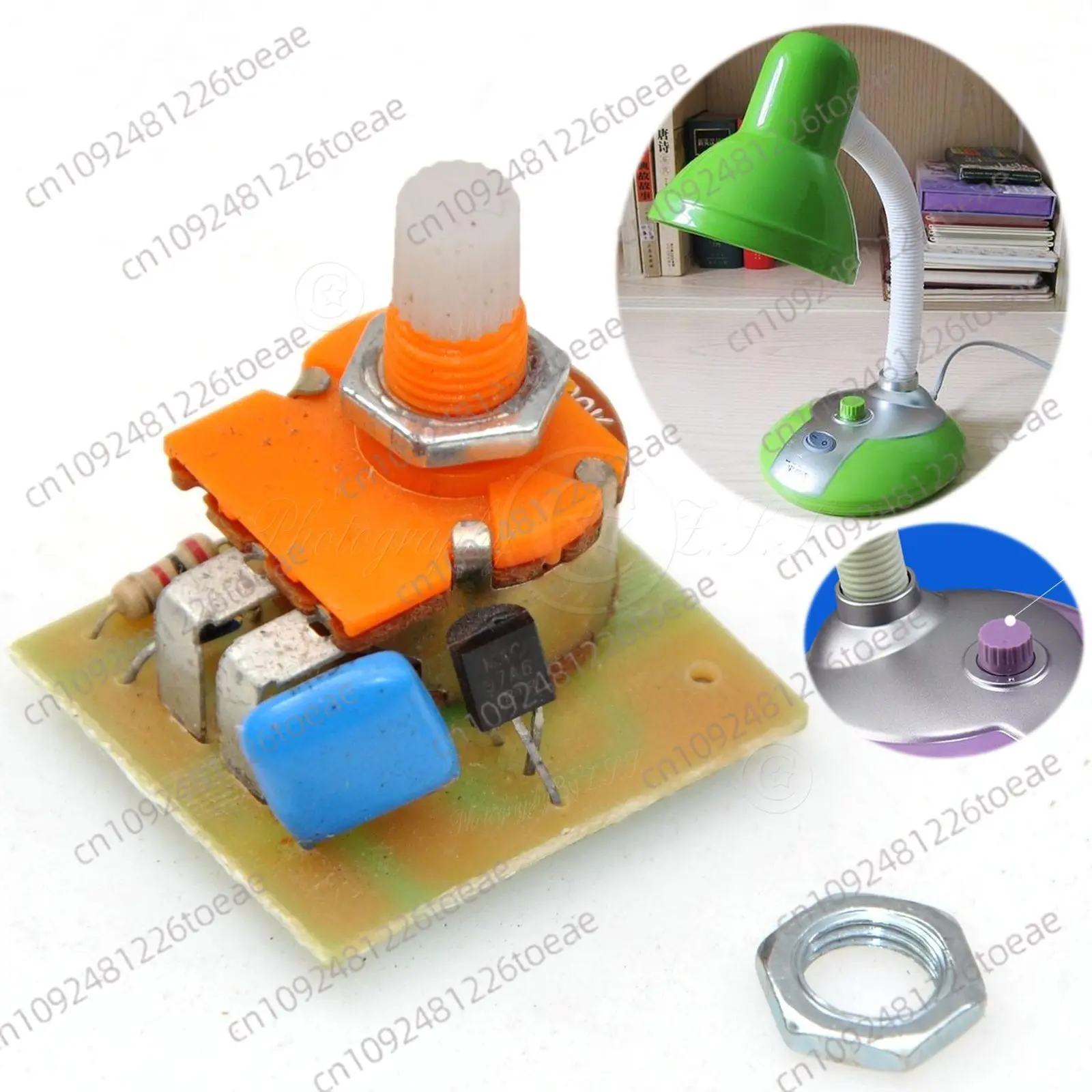 Universal Lamp Dimmer Switch Iron Thermostat Electric Fan Regulate Potentiometer