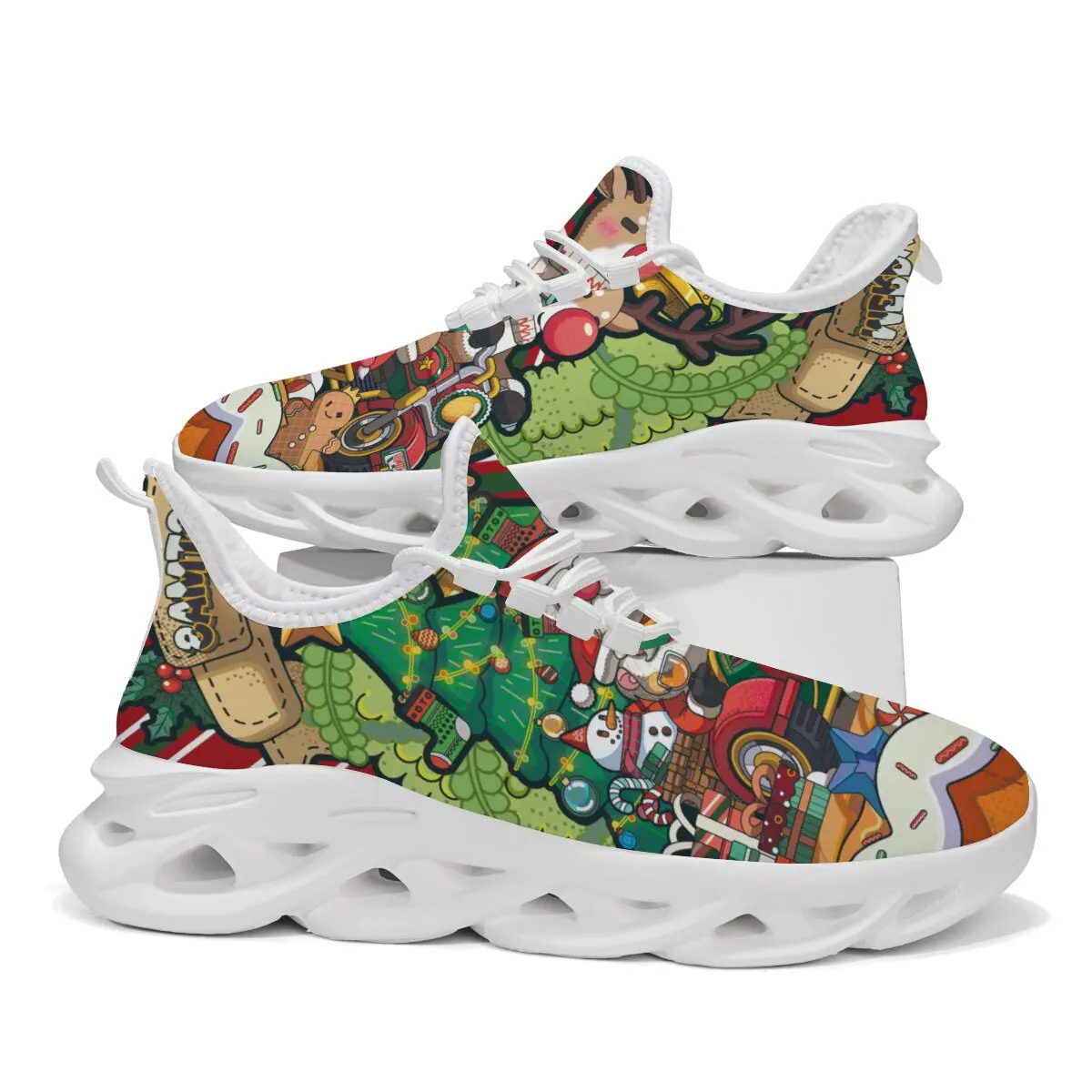 

New Running Sneaker Men Comfortable Breathable Lightweight Anti Slip Abrasion Resistant Thick Sole Outdoor Casual Sport Shoes