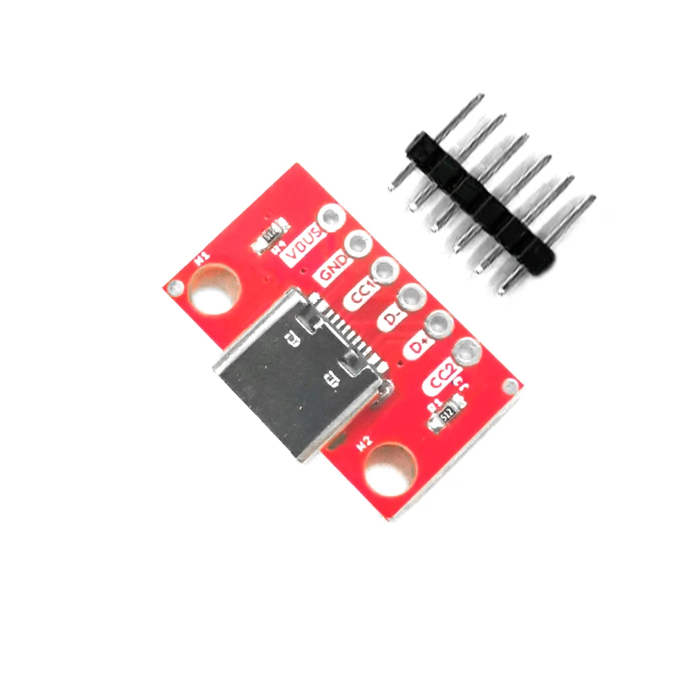 1pcs TYPE-C Female Test Board USB3.1 16P to 2.54 High Current Power Adapter Board Module for Arduino