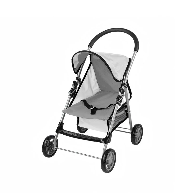 

Baby Walker Kids Toys Stroller For Dolls Simulated Shopping Cart 12 Inch Doll Accessory Miniature Dollhouse Furniture Girl' Toy