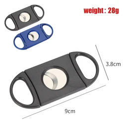 Double Blades Cutter Cigar Knife Pocket Classic Cigar Guillotine Stainless Steel Scissors Shears Household Accessories