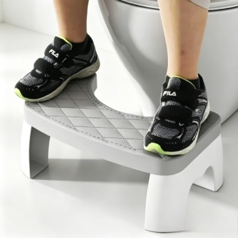 Anti Slip Toilet Step Stool Comfort Squat Posture Foot Stool Portable Bathroom Assistance Footrest For Adults Kids All Ages