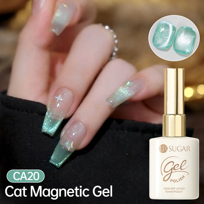 UR SUIKER 15 ml Kat Magnetische Gel Nagellak 30 Kleuren Semi Permanente Magnetische Gel UV/LED Losweken schilderen Vanrish Ontwerp