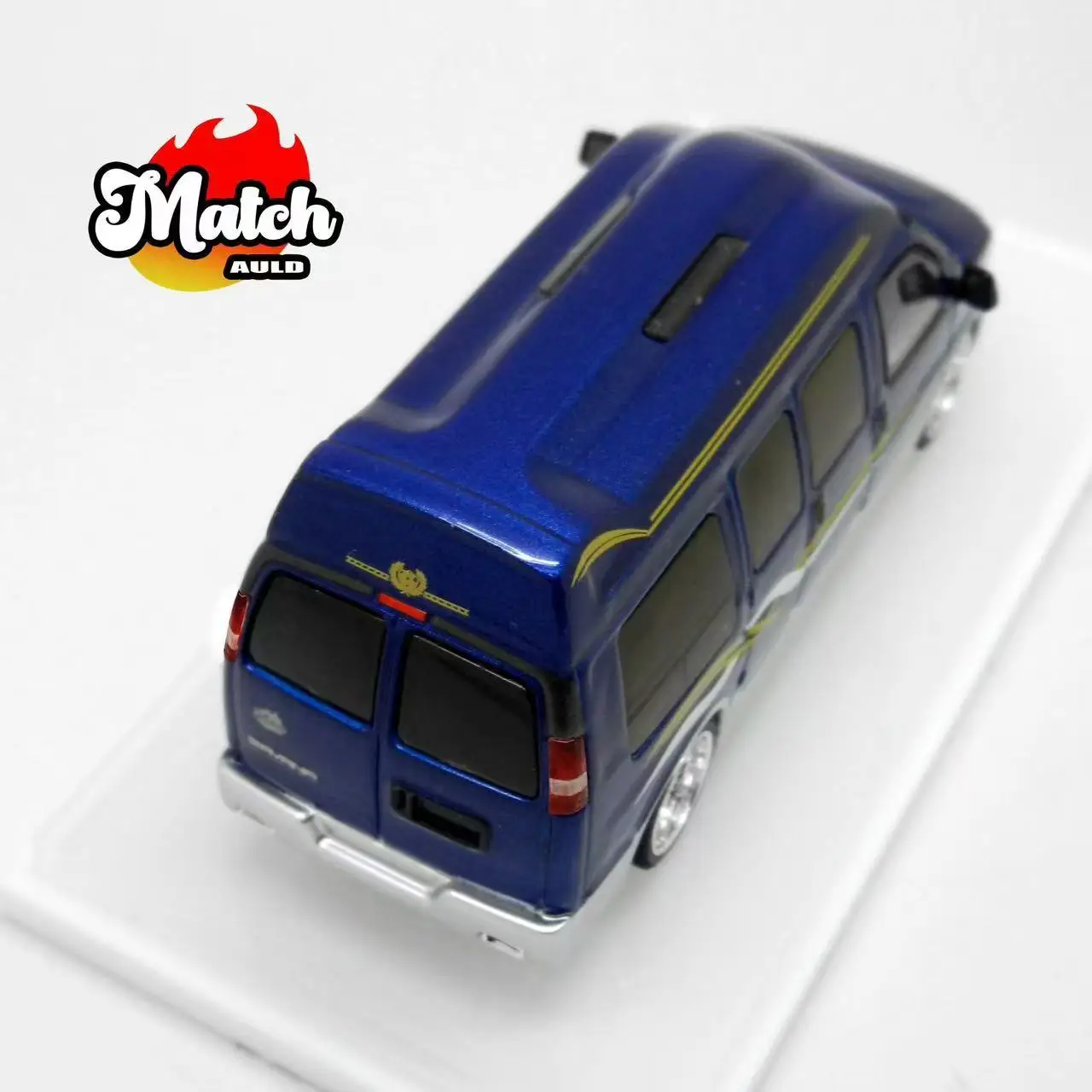 **Vorbestellung**GOC & Auld Match 1:64 GMC SAVANA Blue Travel Business RV Modellauto