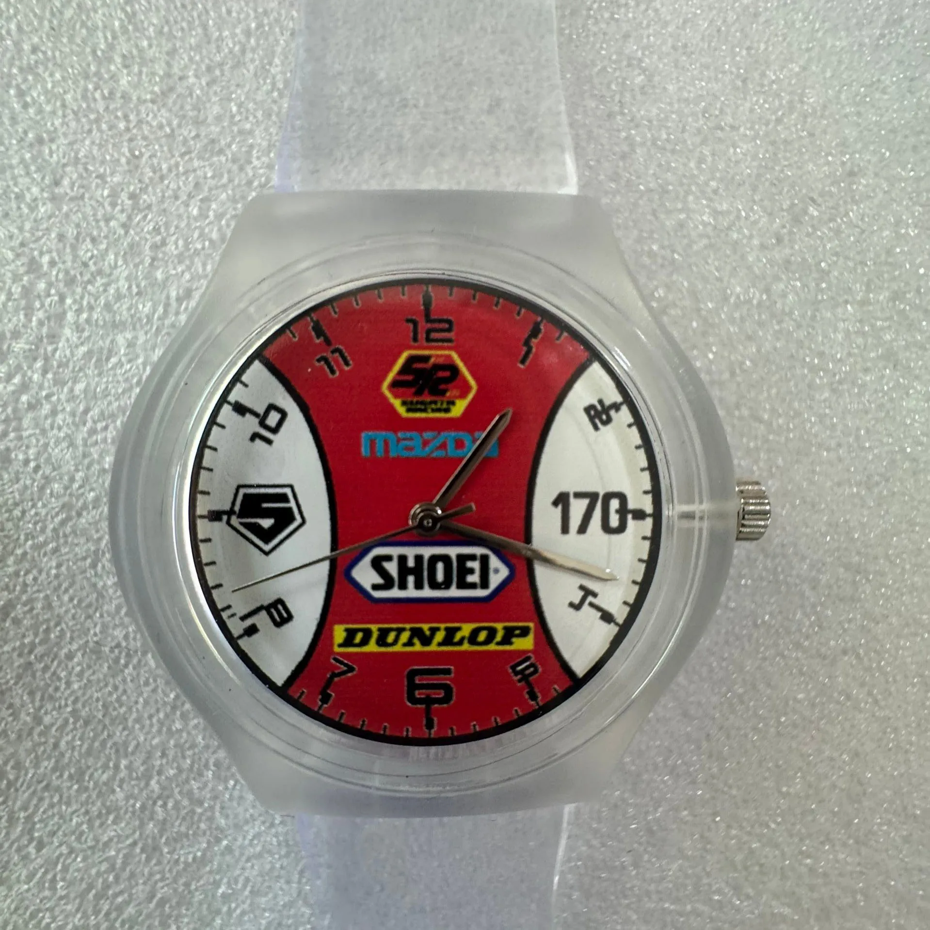 Customize Design Plastic Men Watch Adult Rubber Wrstiwatch Print Your Own Image