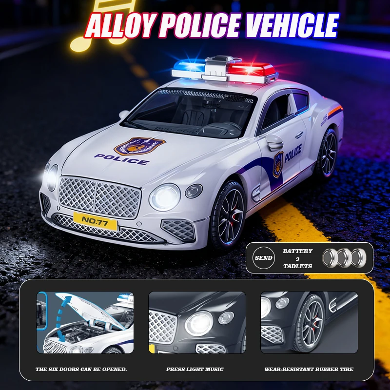 

1:32 автомобильный литой под давлением скорой помощи, пожарная машина, модель полицейского, звуковой и световой автомобиль, коллекция моделирования, подарки, игрушки для мальчиков