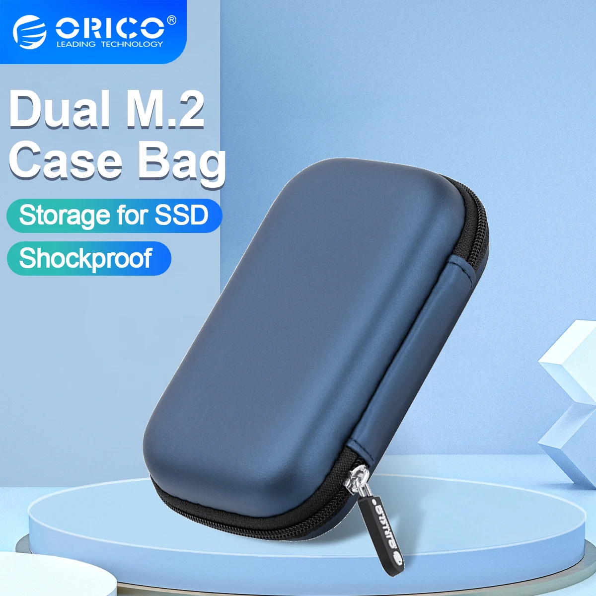 ORICO M.2 Hard drive EVA Portable M.2 SSD Csae Storage Protection Bag for M2 SSD Csae/Earphone/Data Line/ USB Flash Drive/PSSD