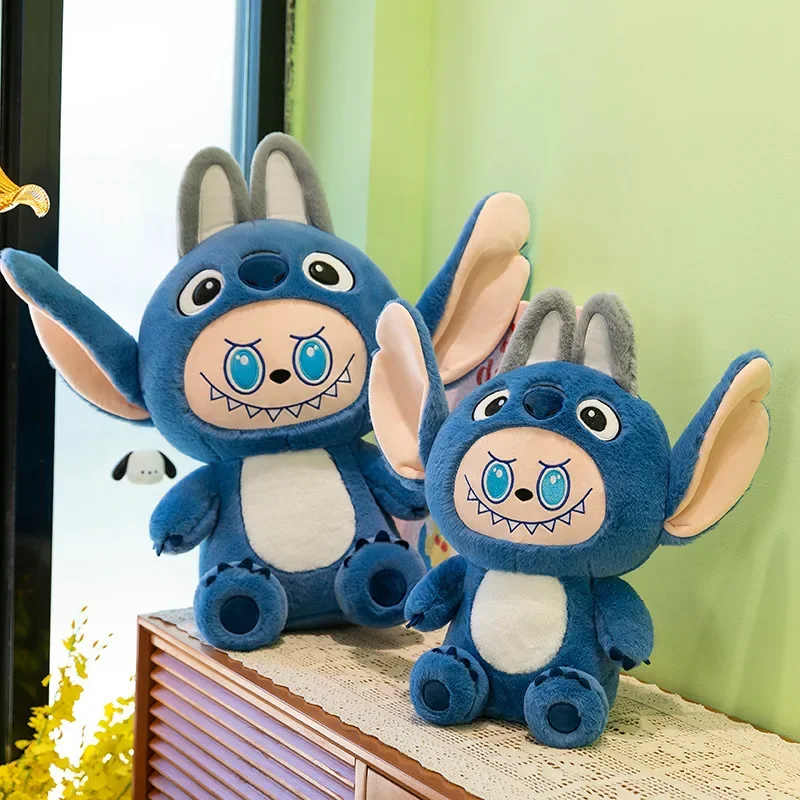 95CM Super Big Size Disney Cartoon Cute Stitch Transformed Stuffed Animal Pillow Plushies Children Christmas Birthday Gift Toys