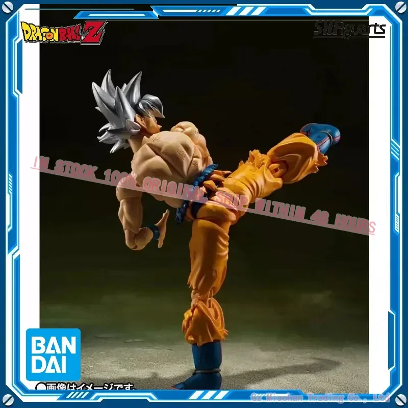 متوفر 100% أصلي من Bandai S.H.Figuarts SHF Dragon Ball Z Son Goku Ultra Instinct Toyotaro Edition VJ30TH متوفر في المخزون أنيمي #4