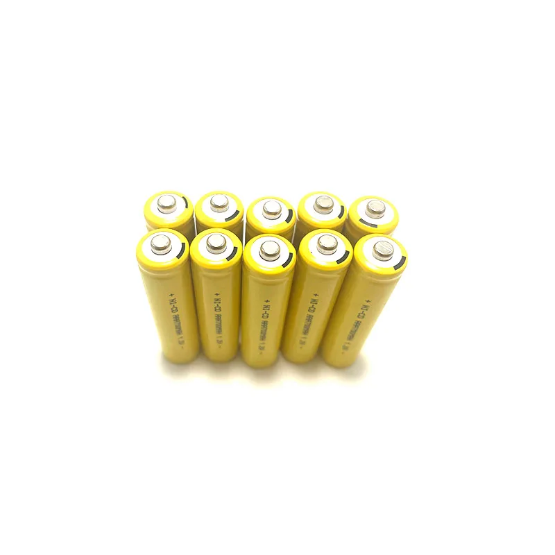 BCAK 10PCS AAA 1.2V Nickel Cadmium Rechargeable Batteries 700mAh for Electric Toy Alarm Clock Flashlight Shaver