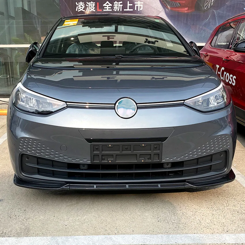 

For Volkswagen ID.3 2020-2025 Front Bumper Lip Spoiler Diffuser Exterior Modification