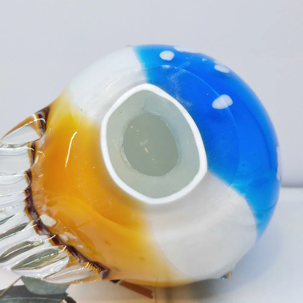 

Crystal Glass Chicken Decoration Creative Desktop Chicken Statue Vivid Small Sculpture for Garden Home Office Desktop Decor