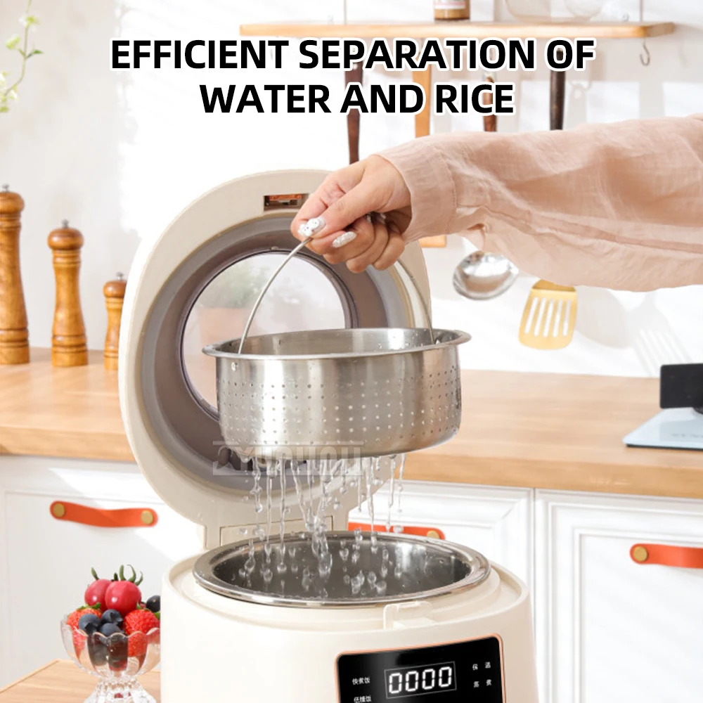 Household Rice Cooker 3L Automatic Rice Soup Separation Olla Arrocera Eléctrica Multifunctional Non Stick Pot Touch