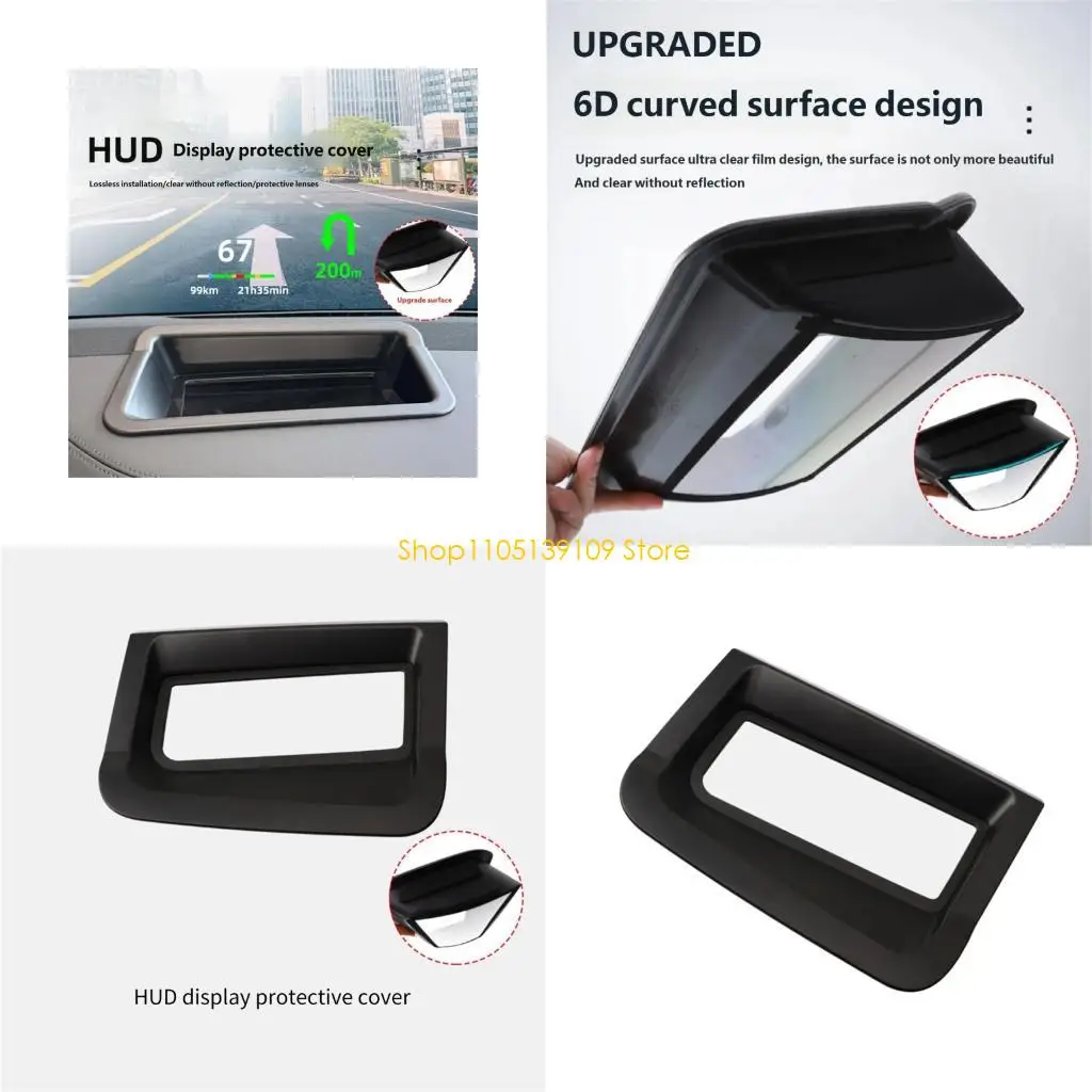 P5ED ABS Protective Cover For Selected Car HUD Display Prevents Dust And Fingerprints