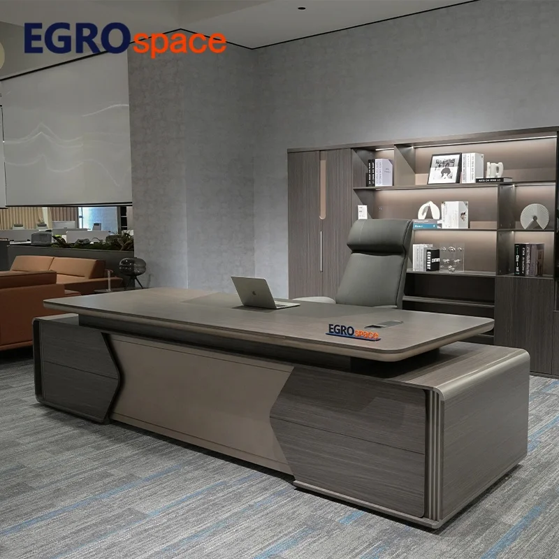 

Furniture Executive Office Desk Modern Luxury Ceo Manager Organizer Director Table