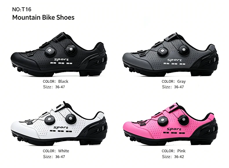 Professional Man Cycling MTB Shoes Road Cycling Flat Pedal Bike Sneaker Racing Women Flat Pedal Bicycle Spd Biking Footwear