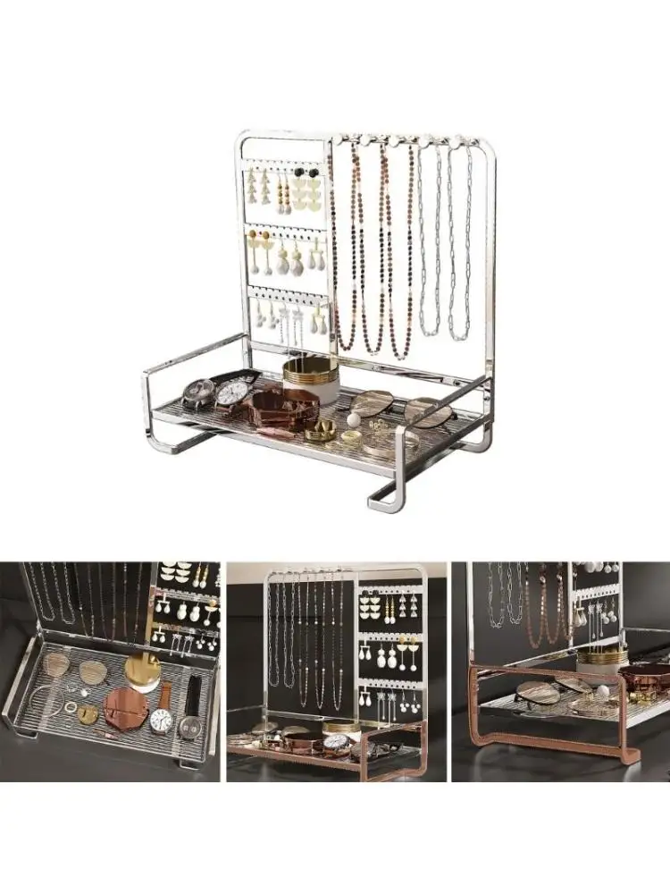 

Jewelry Organizers Stand with Hook and Holder for Necklace Bracelet Earring