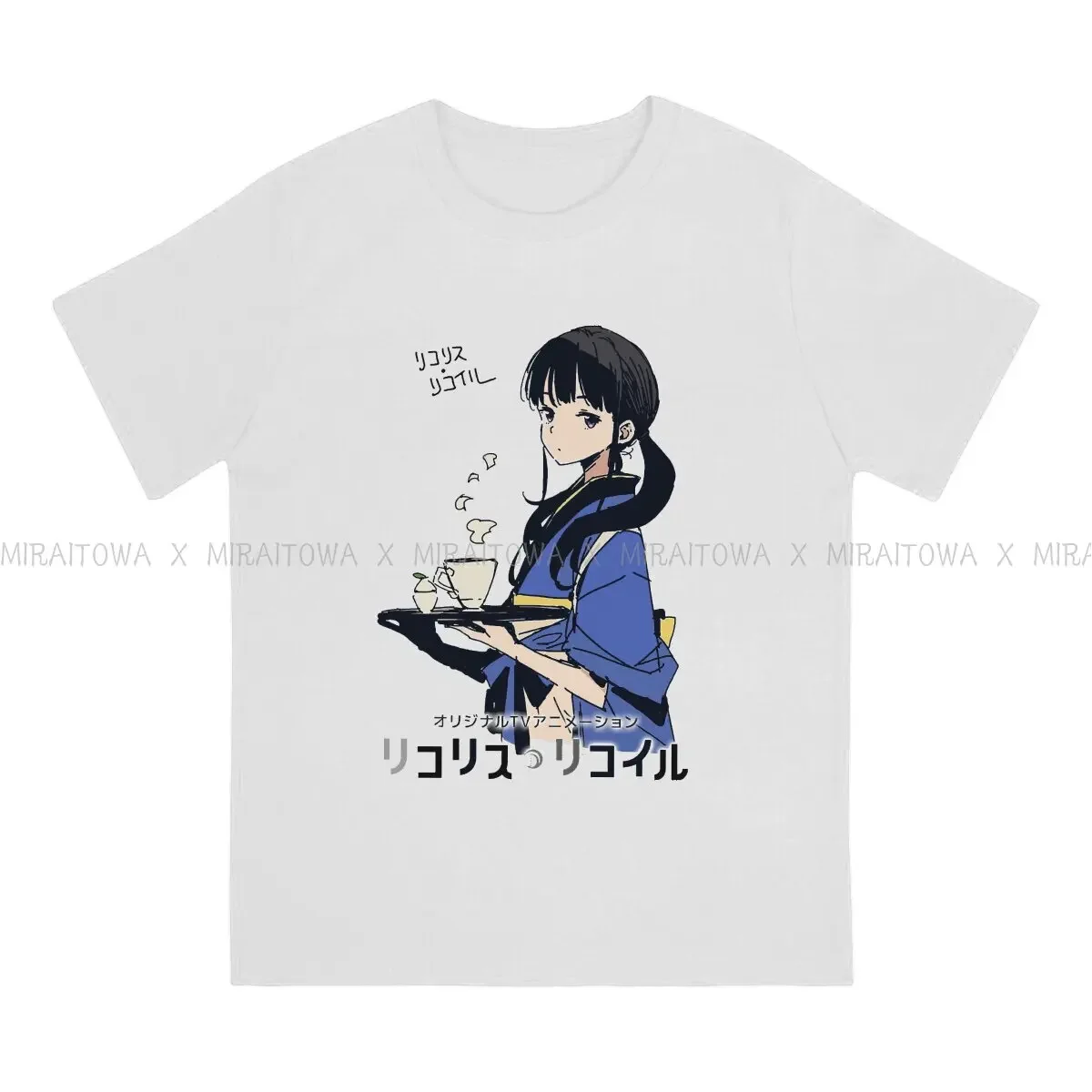 Lycoris Recoil Chisato Nishikigi Takina Inoue Anime 100% Cotton TShirts Beauty Print Men's T Shirt Hipster Tops Size S-6XL