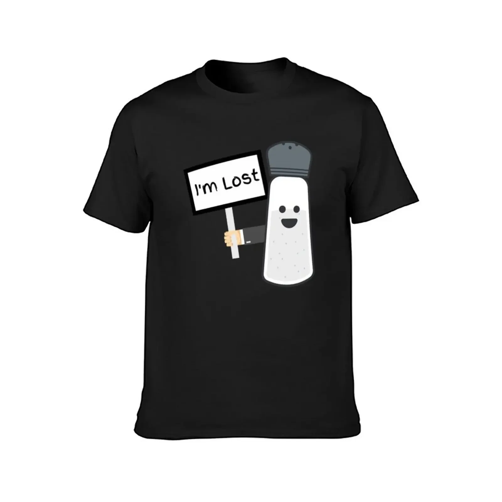 Lost shaker of salt Fitted V-Neck T-Shirt anime stuff blacks quick drying sweat shirts, men