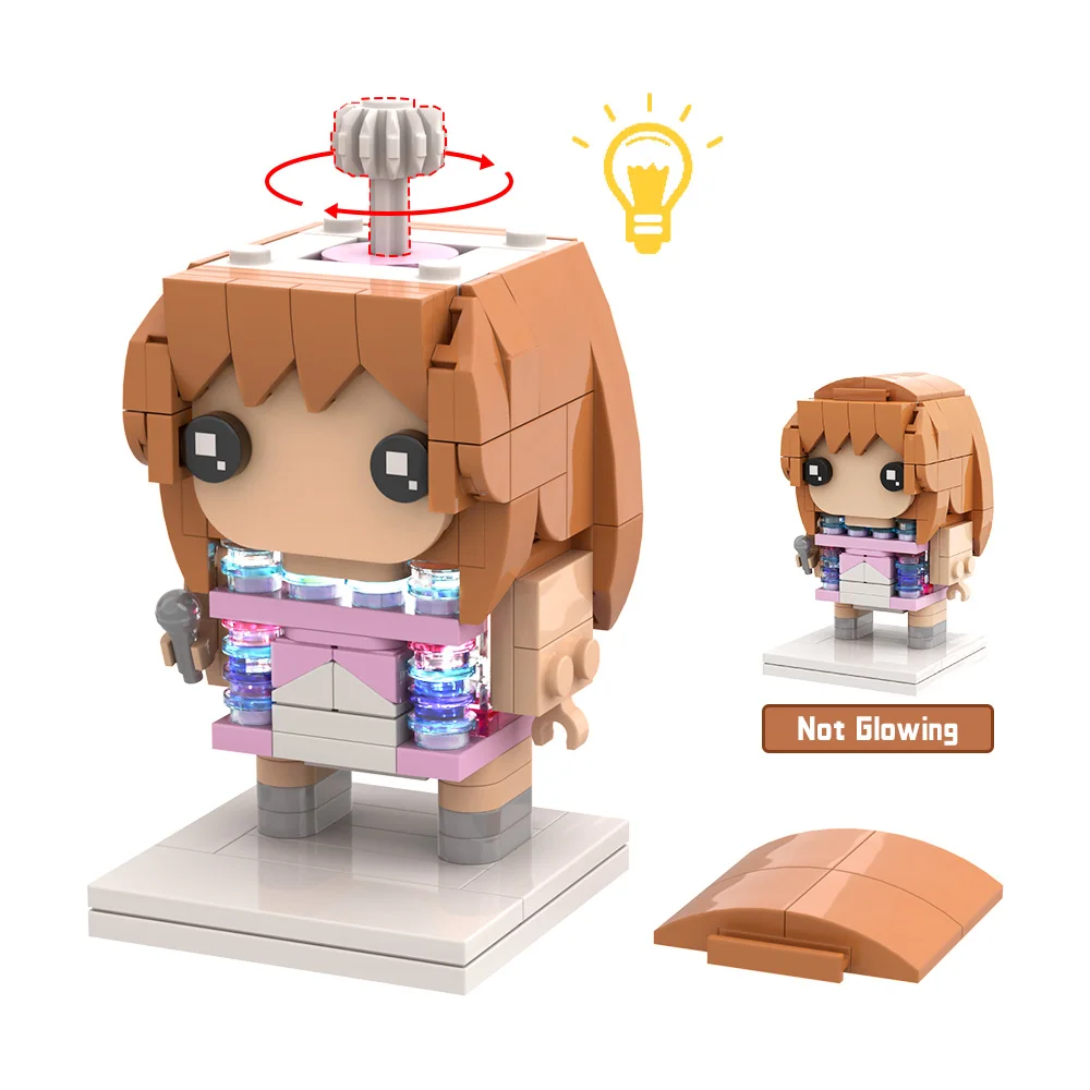 MOC Taylors Figure Model Building Blocks Singer Concert Lifting Stage Figure Peripheral Brick Toys Adult Gifts For Fans