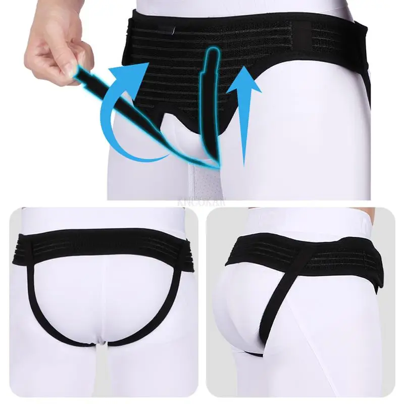 Inguinal Hernia Belt Elderly Hernia Pants Head Adult Male Middle-aged And Elderly Small Intestinal Gas Auxiliary Fixed Care Belt