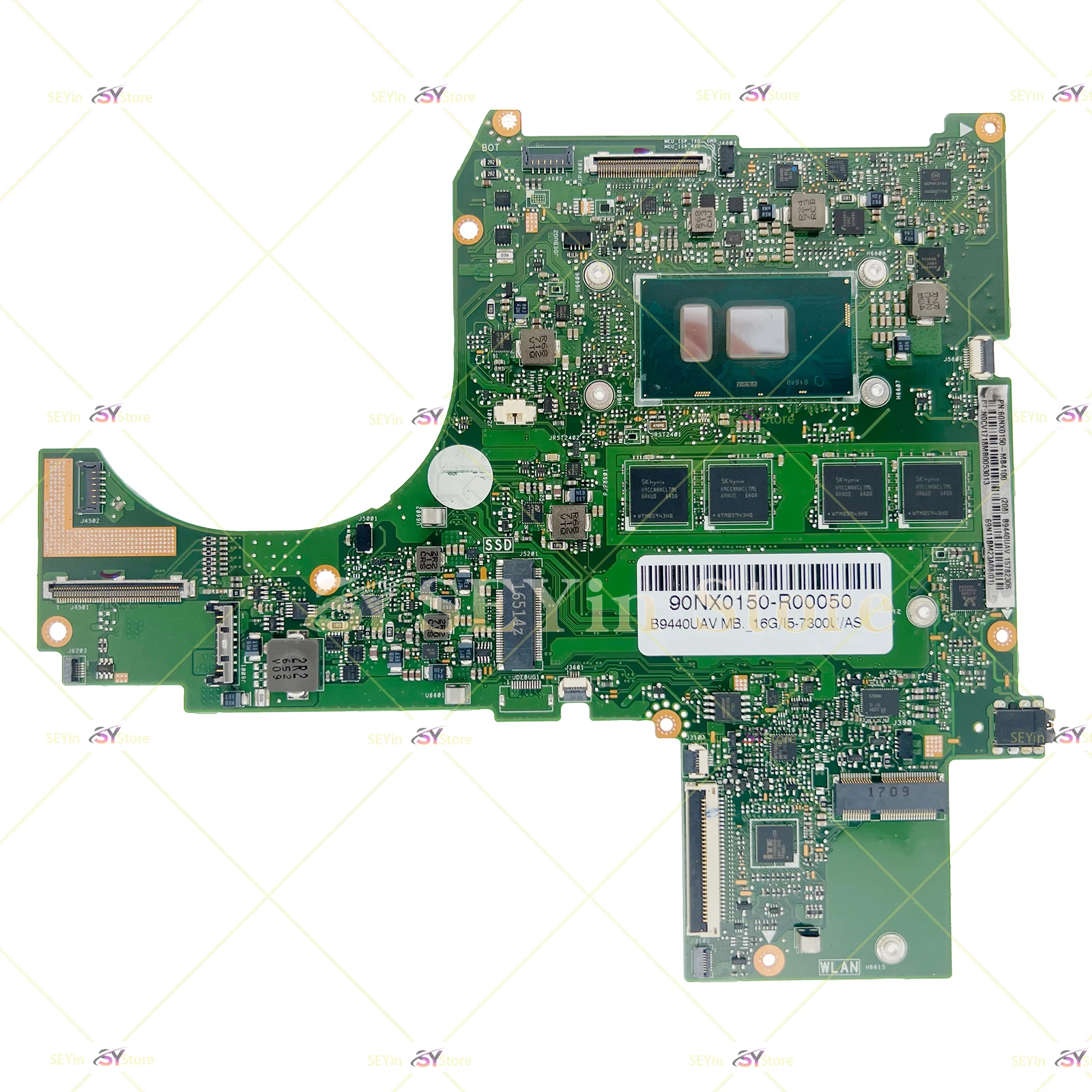 B9440 Motherboard For ASUSPRO B9440UA B9440UAR B9440UAV B9440UAM Mainboard With I5-7300U I7-7500U CPU 16GB-RAM 100% Working