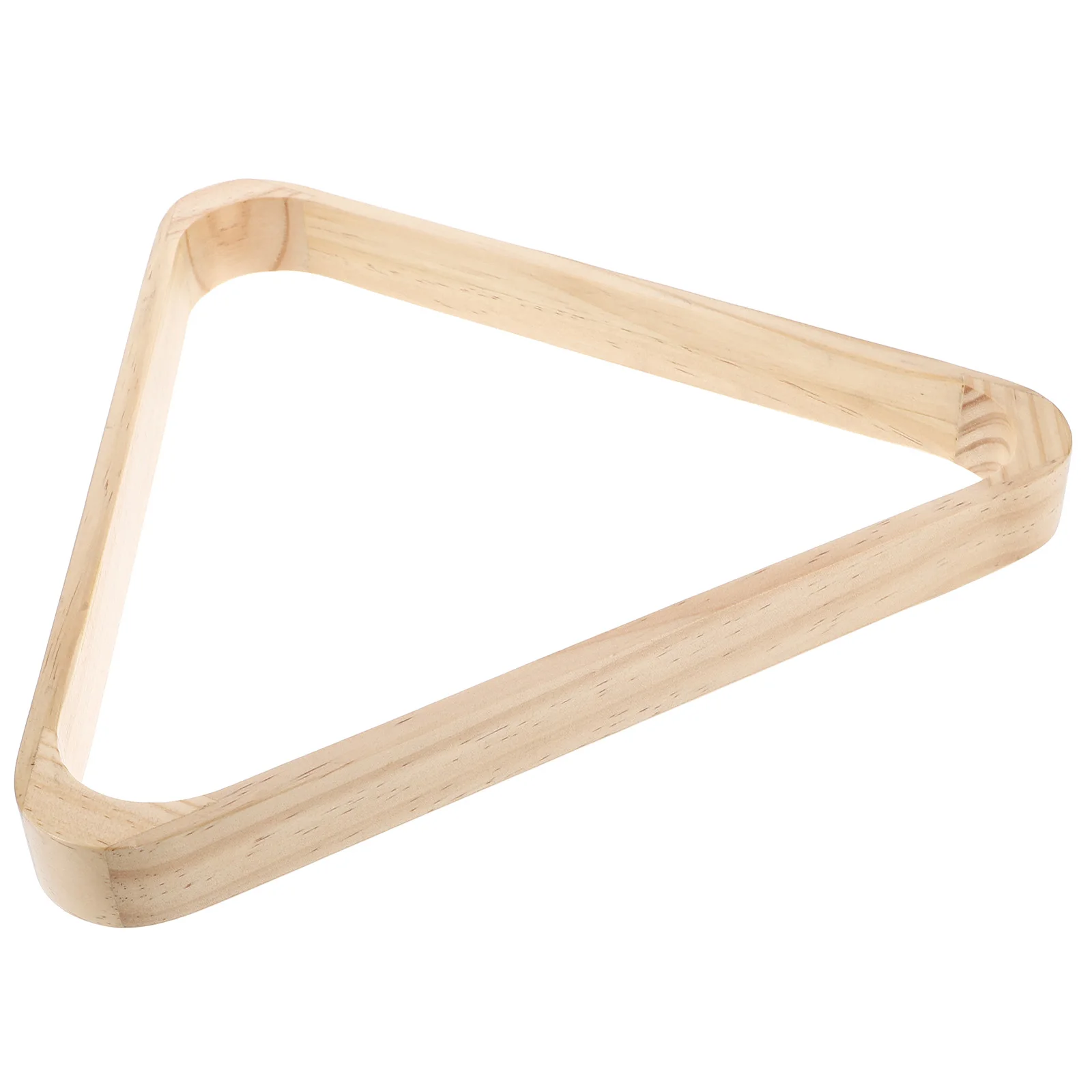 

Wooden Billiard St Pool Table Balls Rack Durable Triangle Frame Smooth Finish Stylish Easy Installation British Holder