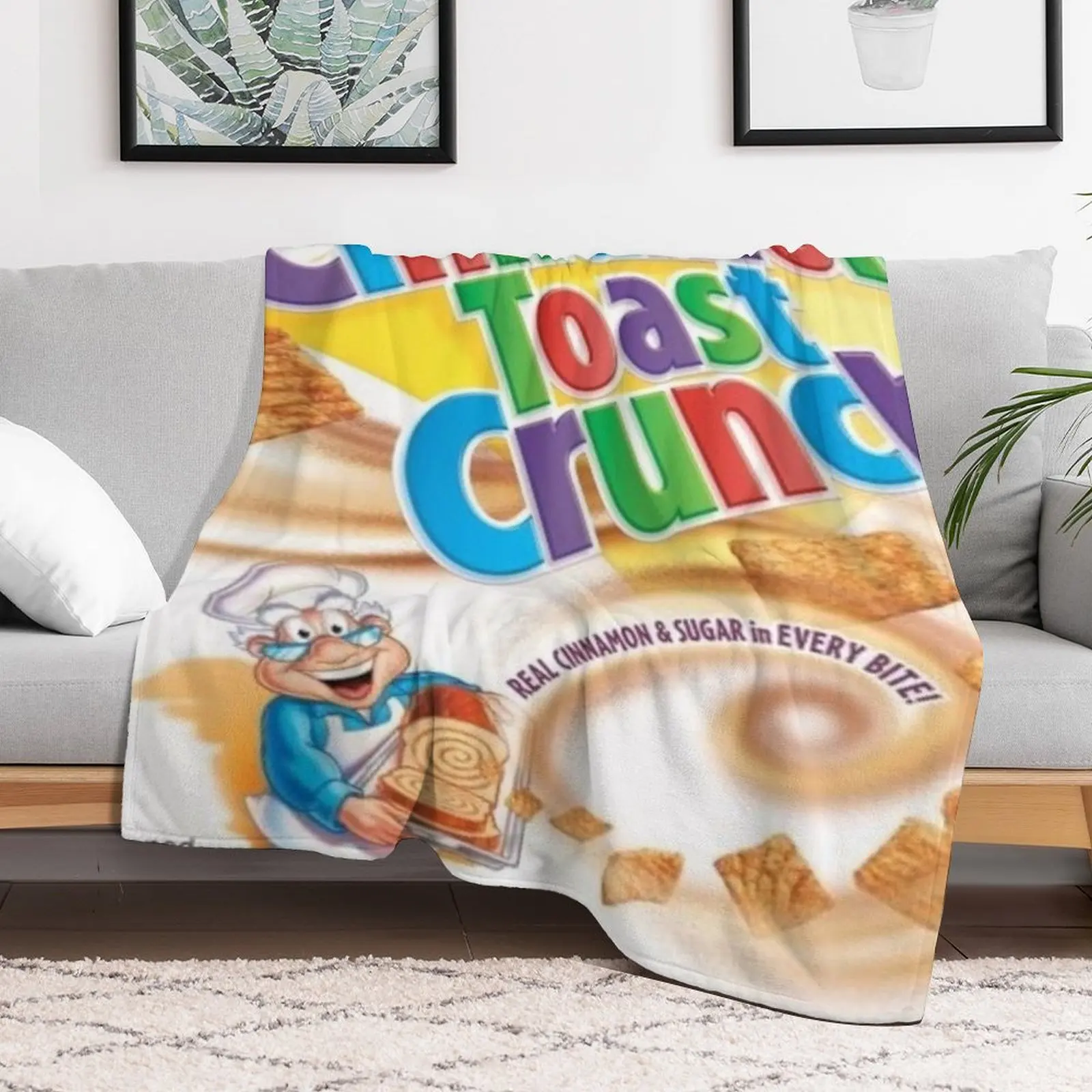 Cinnamon Toast Crunch Throw Blanket Multi-Purpose Decorative Throw Blankets