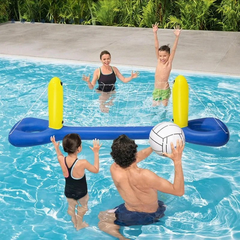 Water Volleyball Net Inflatable Volleyball Rack Swimming Pool Entertainment Facilities