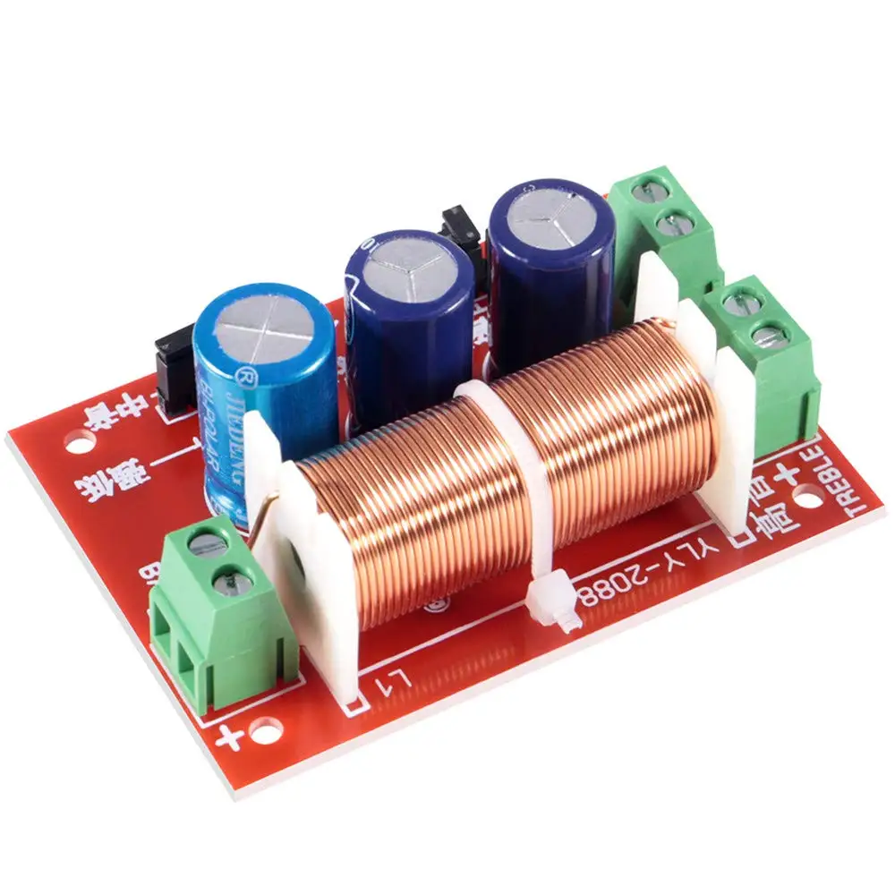 2 stücke 400W Einstellbare Multi Lautsprecher Höhen/Bass 2 Einheit Audio Frequenz Teiler 2 Weg Crossover Filter Aktualisiert version