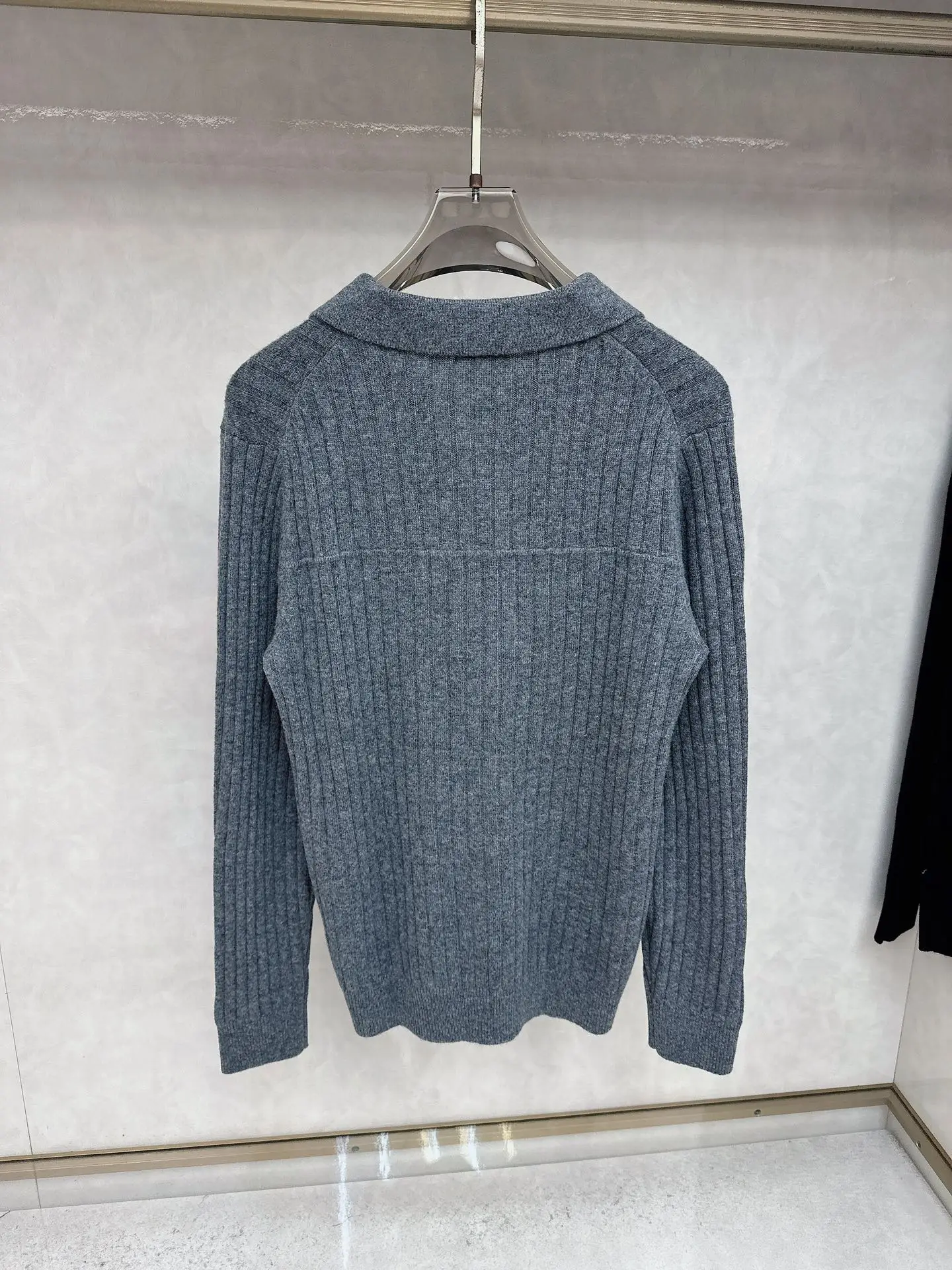 2025 Men's Early Autumn Winter New Boutique Round Neck Cashmere Blended Knitted Sweater with Soft Touch Long Sleeve Sweater M-3X