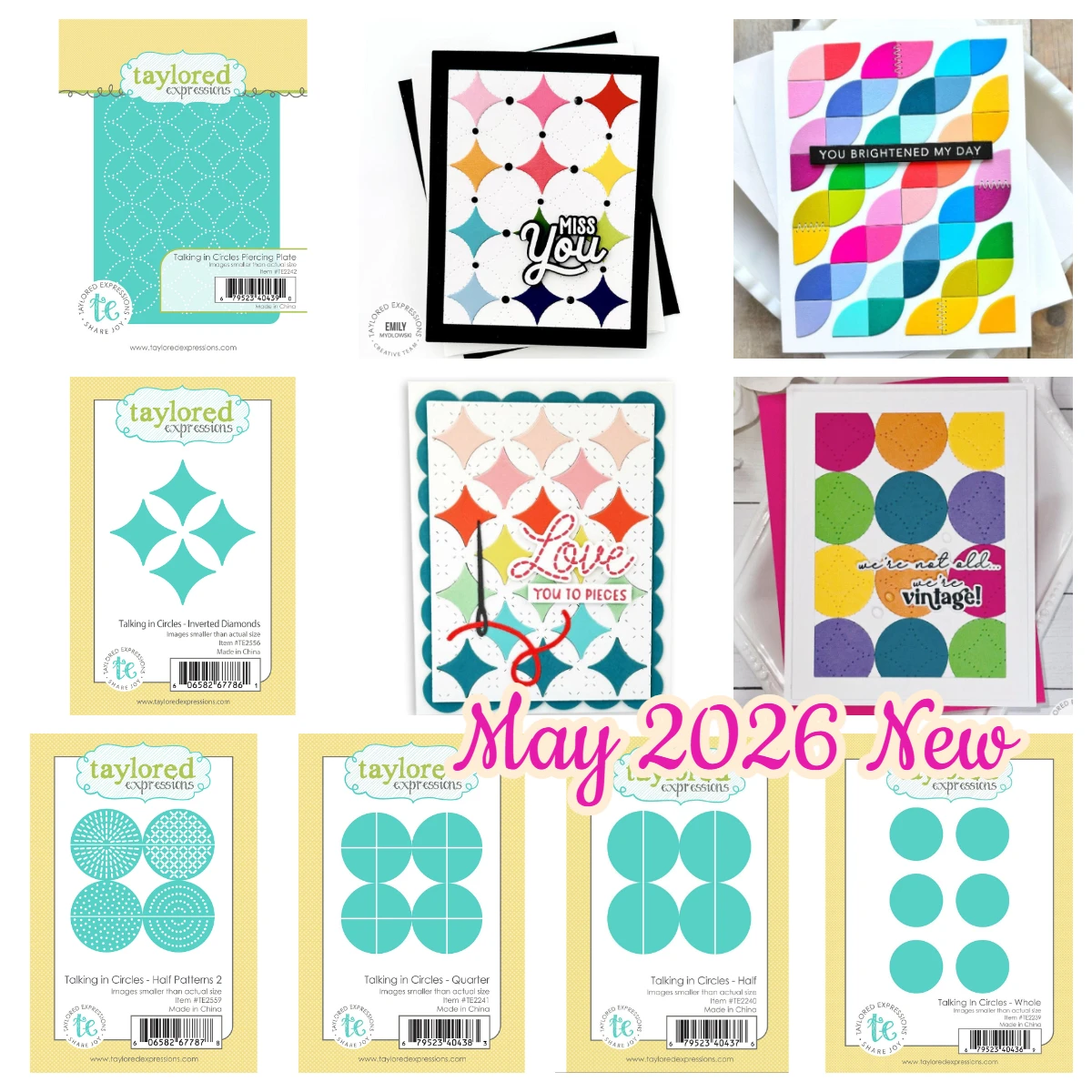 Mai 2026 Neue Verspielte Muster für Halbkreise Stempelset Metall-Stanzformen Stempel Scrapbook für DIY Grußkarten Handgemachtes Geschenk