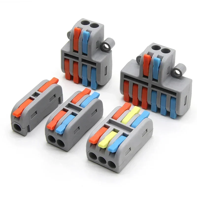 Boxed Push-in Electrical Wire Connector Terminal For Cable Connection Block Universal Fast Wiring Cable Connectors