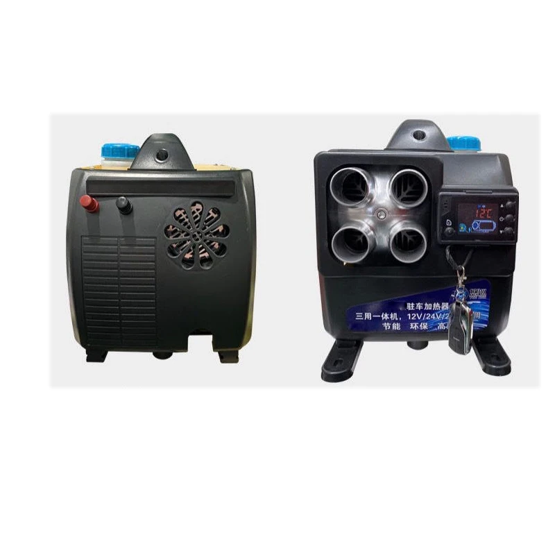Chauffage Diesel Portable pour voiture, 5 KW, 12 /24 V, ventilateur à faible bruit, chauffage de stationnement à Air à trou unique, écran Lcd pour camions, chauffage de bateau