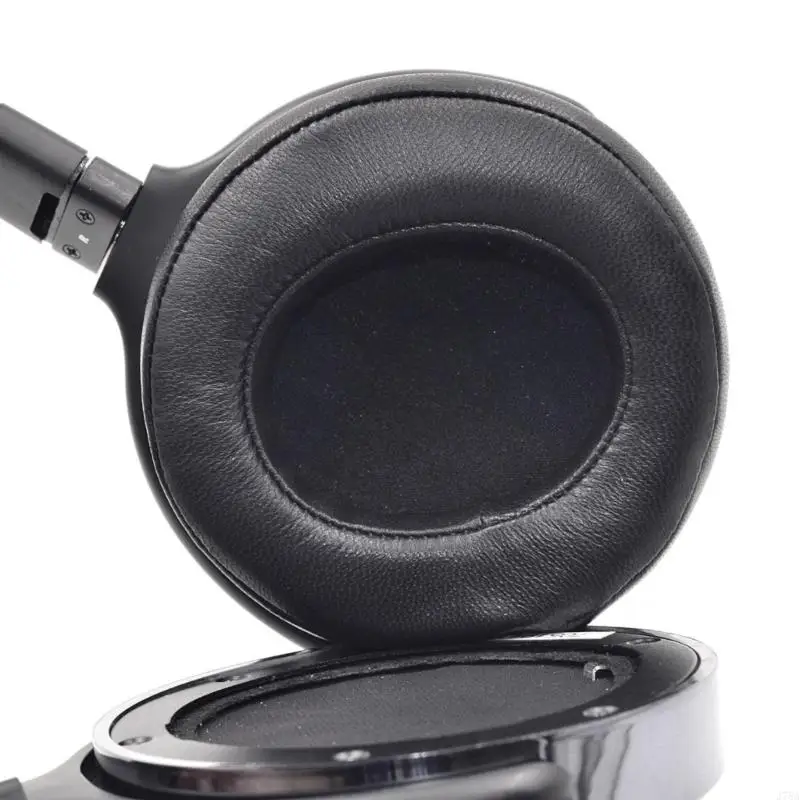 J78A Headsets Ear Pad Replacement Set, 1Pair Black Ear Cushions for HD681 HD668B HD672 Over Ear Headphone Repair, Refreshing and