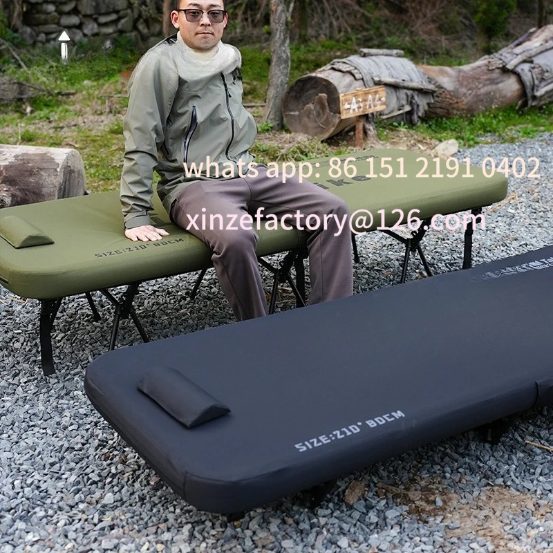 

Customizable Cloud Suspension Bed Outdoor Camping High Elastic Brushed Air Mattress Ground Off Camp Bed