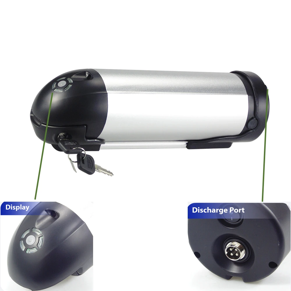Mini batería para botella de agua, 36V, 10,4Ah, 12,8Ah, 14Ah, 48V, 10,5Ah, actualización de batería para Vanpowers City Ebike Ancheer AM001907