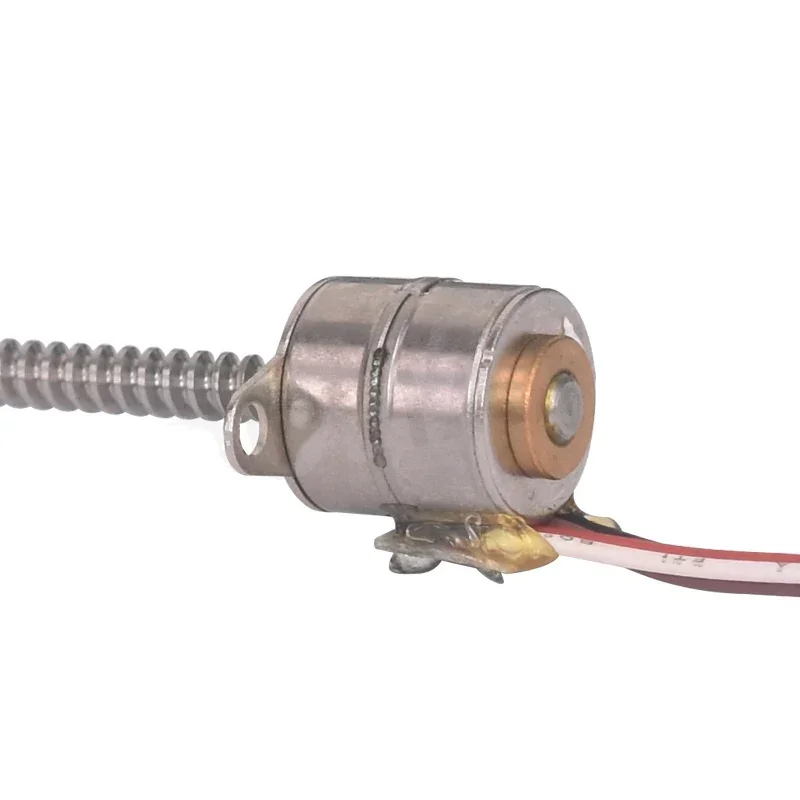 DC 5V  Mini 10mm  Precision Stepping Stepper Motor 2-phase 4-wire 50mm Stroke Linear Actuator 18 Degree