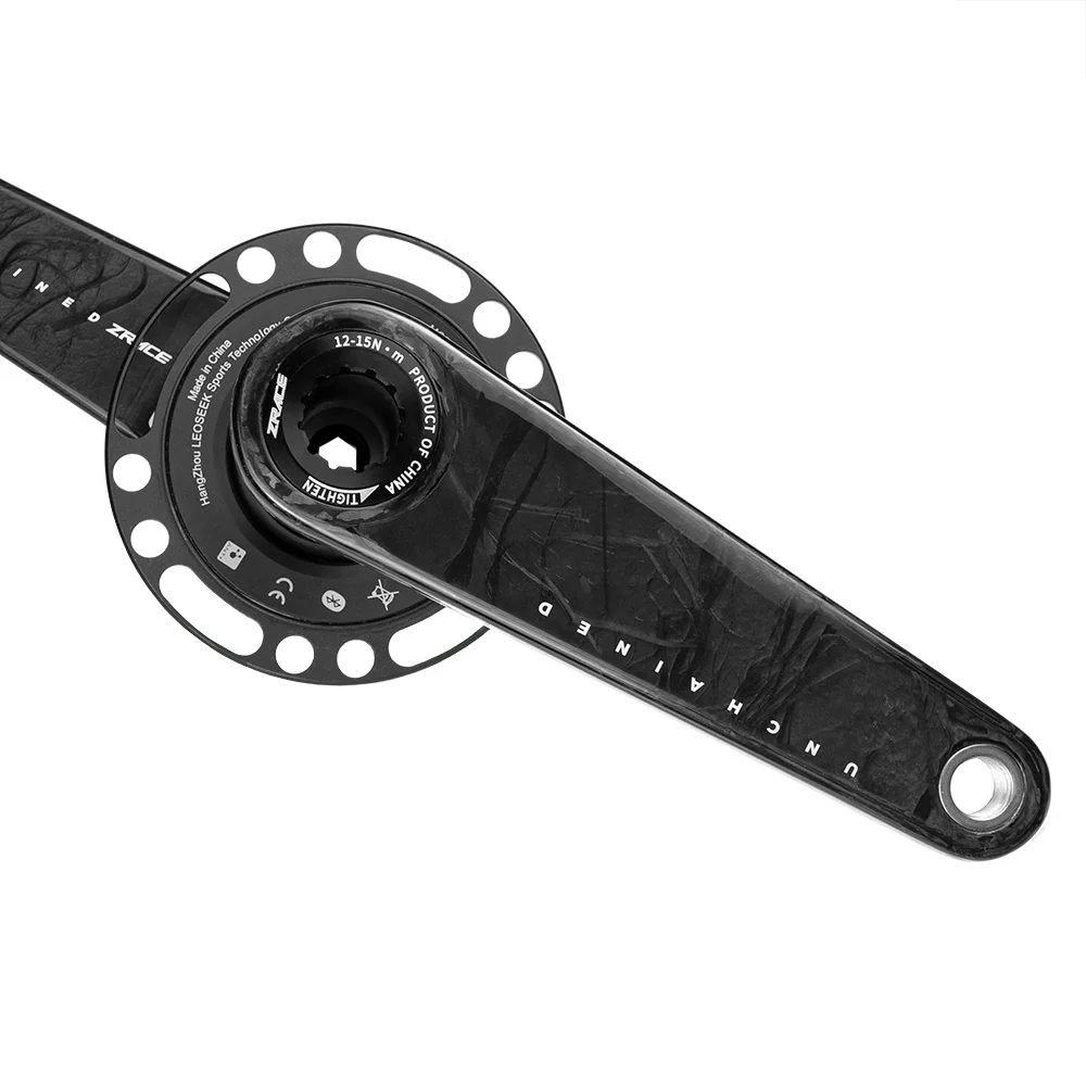 ZRACE UNCHAINED Power Meter Crank, Super Light, Carbon Fiber, Race Grade, Road Cranks, 0/0B17
