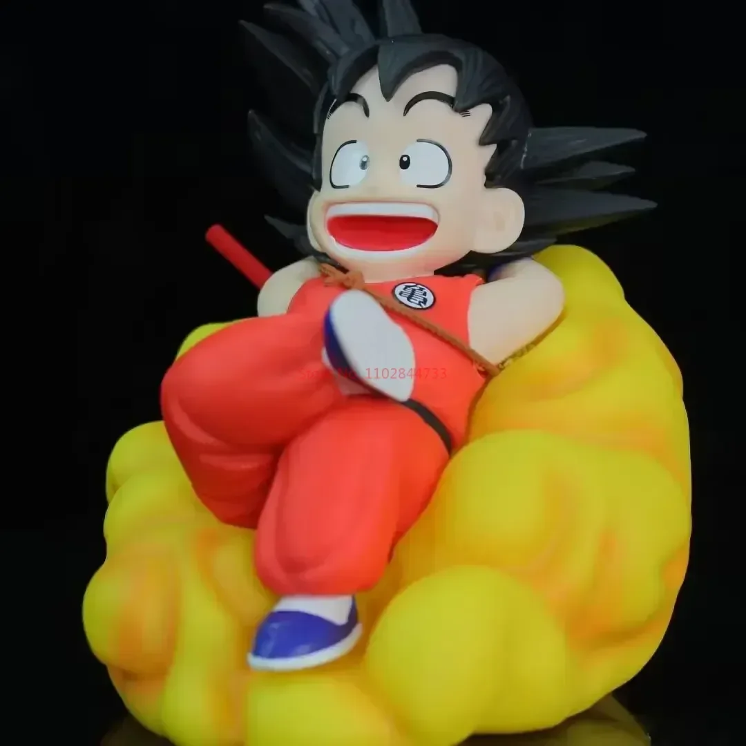 Dragon Ball Anime Modelo Goku emissor de luz, Figuras Jinderun, Ornamento Criativo, Decoração Desktop, Brinquedos Kawaii, Presente Periférico