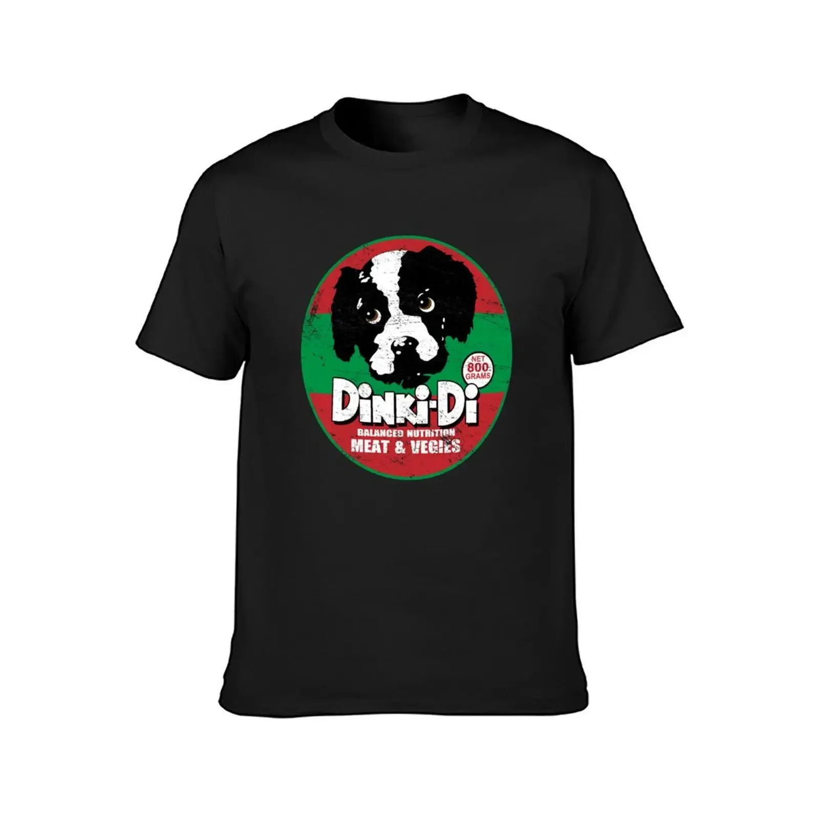 Dinki Di camiseta de comida para perros, animal print para niños, tallas grandes, ropa para hombres