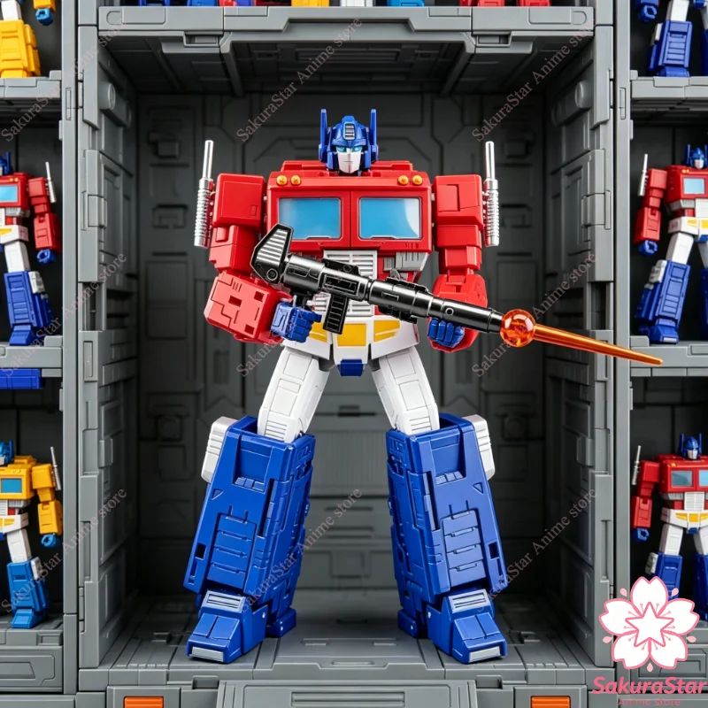 

【In Stock】MD-005 KO SS86 Optimus Prime Transformation Robot Action Figure With Accessories & Trailer Carriage Toy