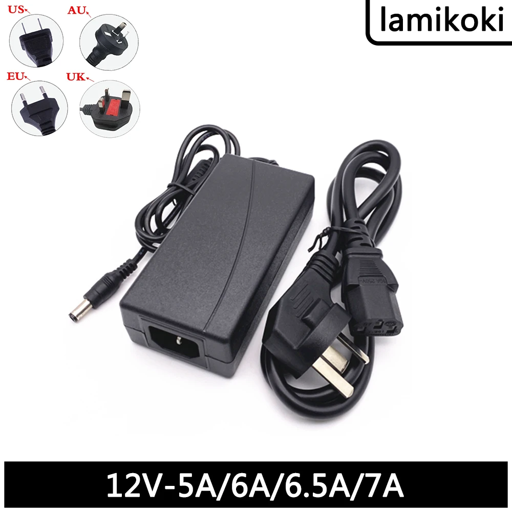 

Настольный компьютер «все в одном» Универсальный компьютерный мини-хост Универсальный источник питания 12 В 7 А 6,5 А 6 А 5 А адаптер питания