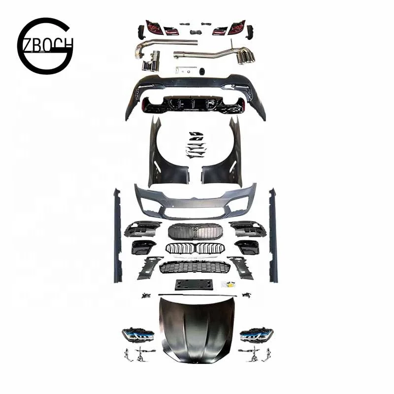 

Genuine Car Bumpers for BMW 5 Series F10 F18 Facelift M5 2022 G30 MT Tips Side Skirt Headlight Taillight Fenders Cover Bodykit