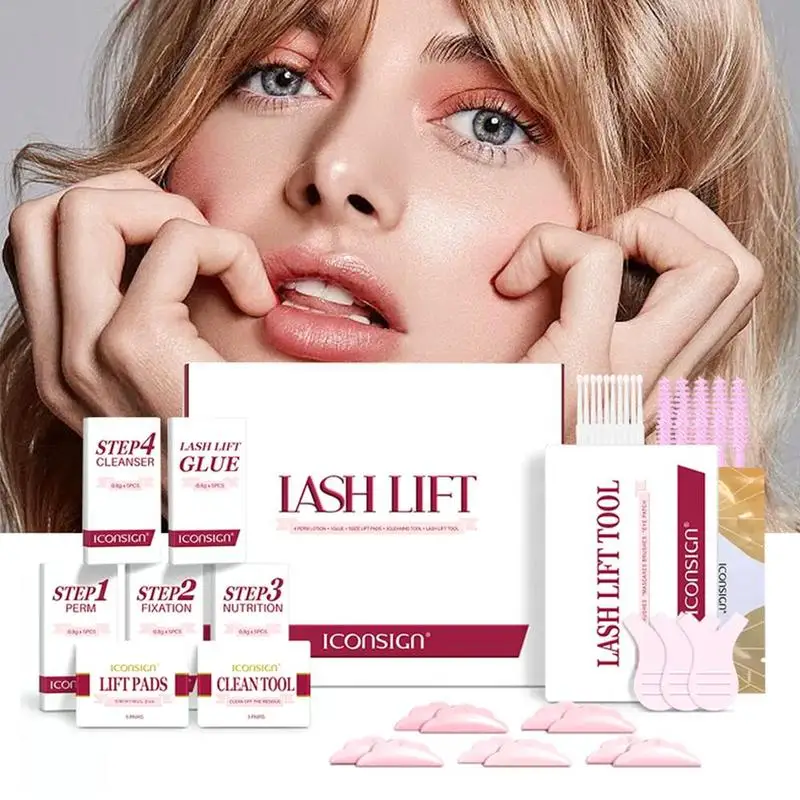 Kit per il sollevamento delle ciglia professionale, ciglia per l'estensione delle ciglia arricciate, crea un look glamour per gli occhi